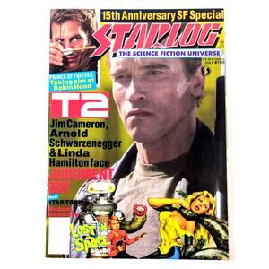 Starlog Magazine 168 July 1991 T2 Arnold Schwarzenegger Robin Hood Kevin Costner